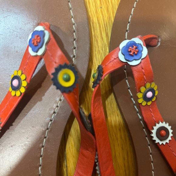Tory Burch sandals flip flop size 7.5 - Picture 2 of 3
